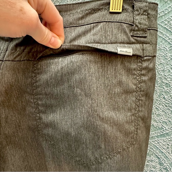 Eddie Bauer Horizon Roll Up Travex Straight Leg Pants Sz 12 - Picture 7 of 14